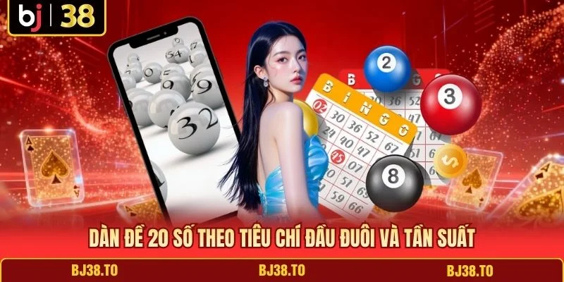 Dàn đề 20 số theo tiêu chí đầu đuôi và tần suất